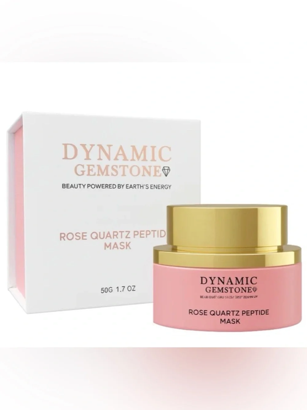 Dynamic Gemstone Rose Quartz Peptide Firming Mask 1.7fl oz – NIB